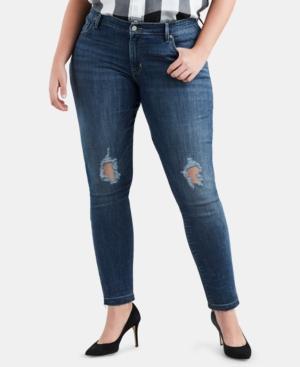 711 Ankle Skinny Women's Jeans (plus Size) - Dark Wash